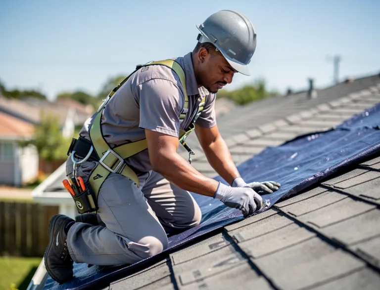 Roof Tarping service in Staines